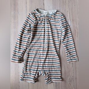 Striped Kids Swim Romper
